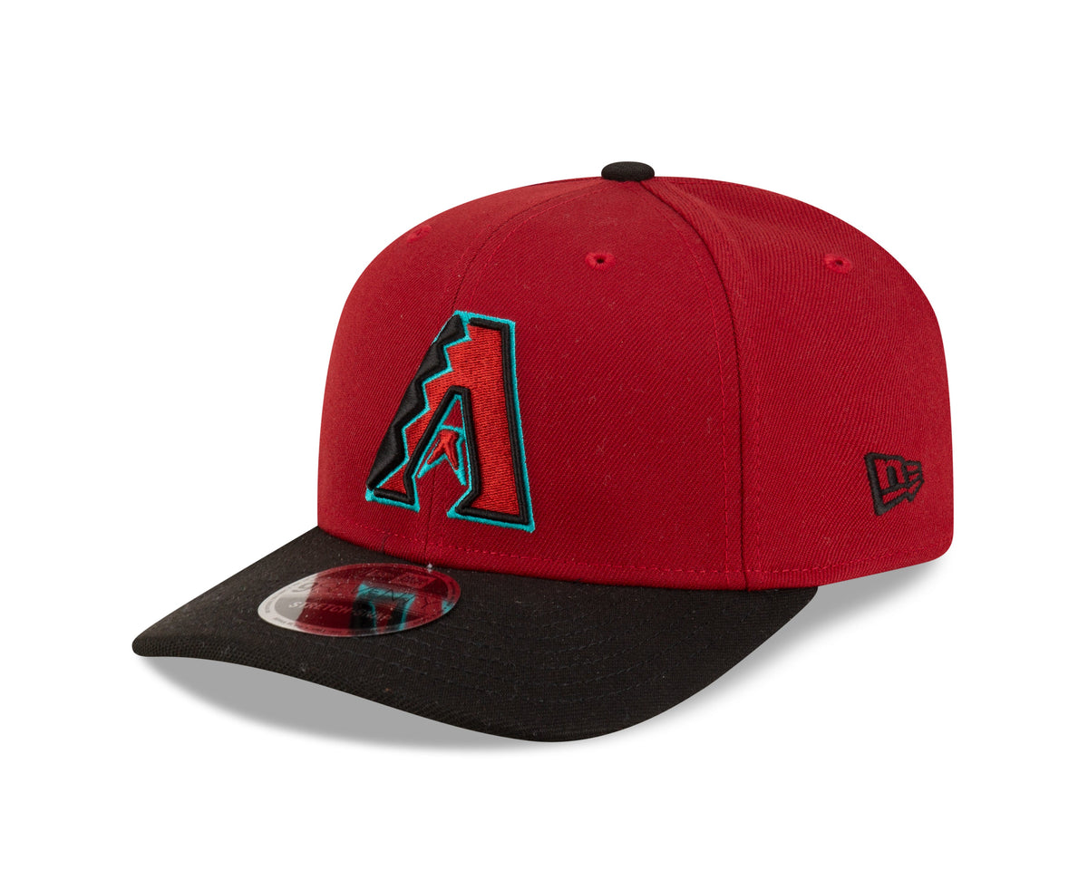 Arizona Diamondbacks Red New Era Player Replica 9SEVENTY Stretch Snap Adjustable Hat Official Team Hat Sports Fan Cap Official MLB Team Hat Baseball F