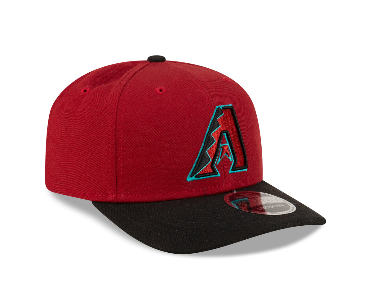 Arizona Diamondbacks Red New Era Player Replica 9SEVENTY Stretch Snap Adjustable Hat Official Team Hat Sports Fan Cap Official MLB Team Hat Baseball F