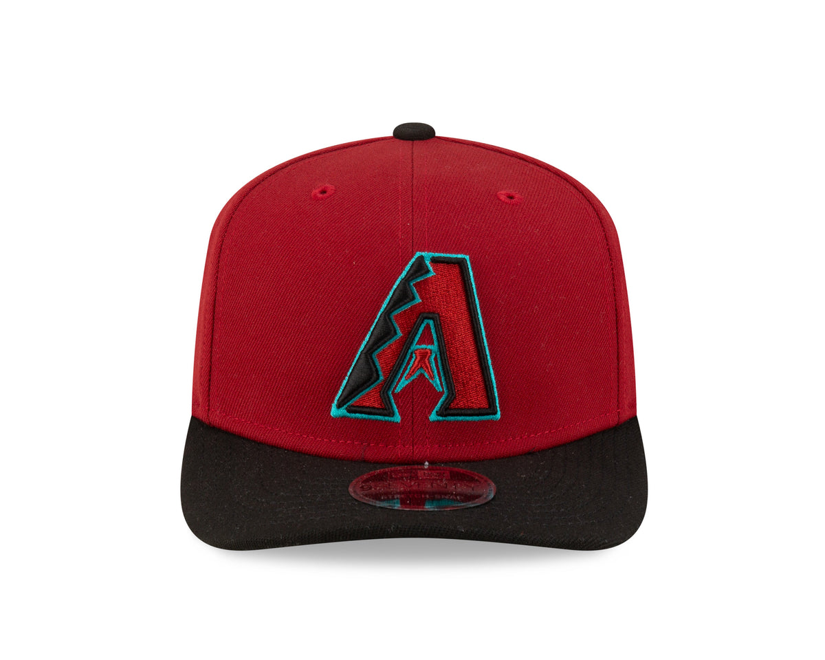 Arizona Diamondbacks Red New Era Player Replica 9SEVENTY Stretch Snap Adjustable Hat Official Team Hat Sports Fan Cap Official MLB Team Hat Baseball F