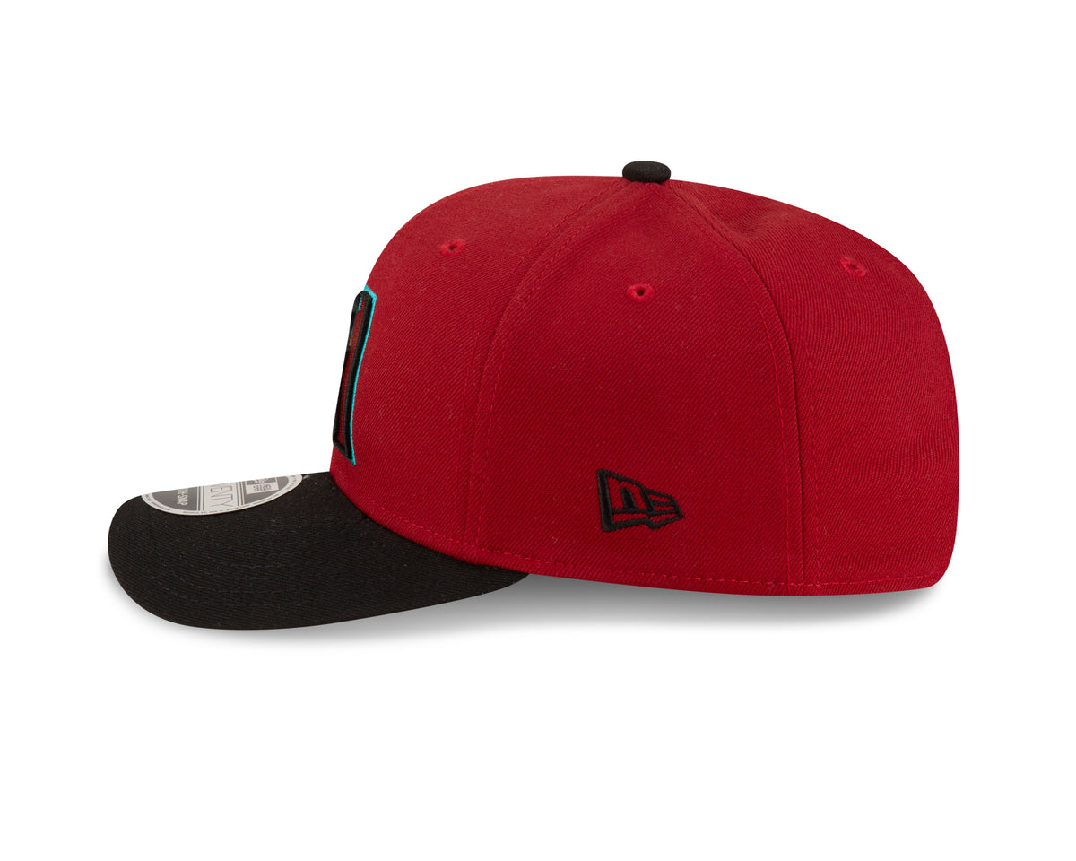 Arizona Diamondbacks Red New Era Player Replica 9SEVENTY Stretch Snap Adjustable Hat Official Team Hat Sports Fan Cap Official MLB Team Hat Baseball F