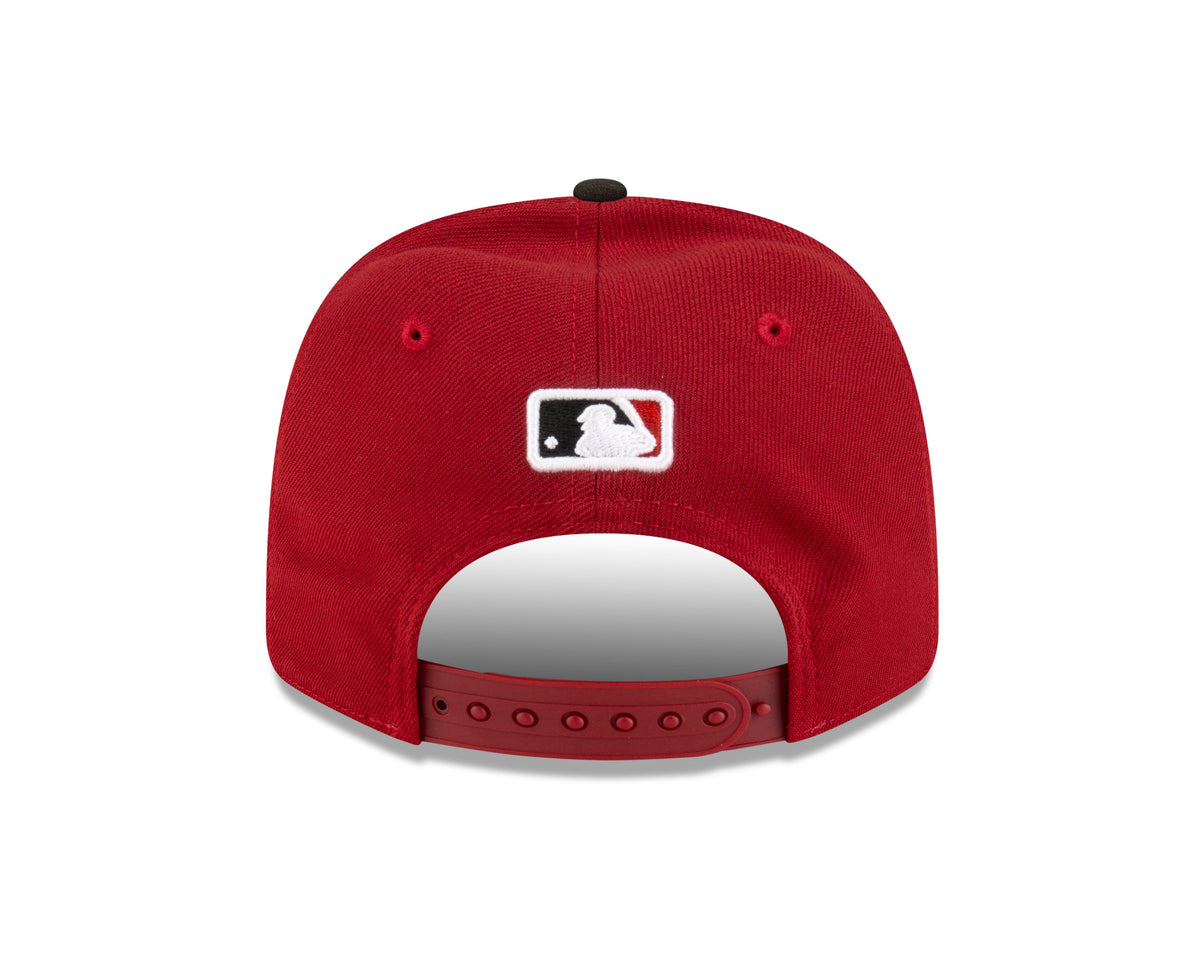 Arizona Diamondbacks Red New Era Player Replica 9SEVENTY Stretch Snap Adjustable Hat Official Team Hat Sports Fan Cap Official MLB Team Hat Baseball F