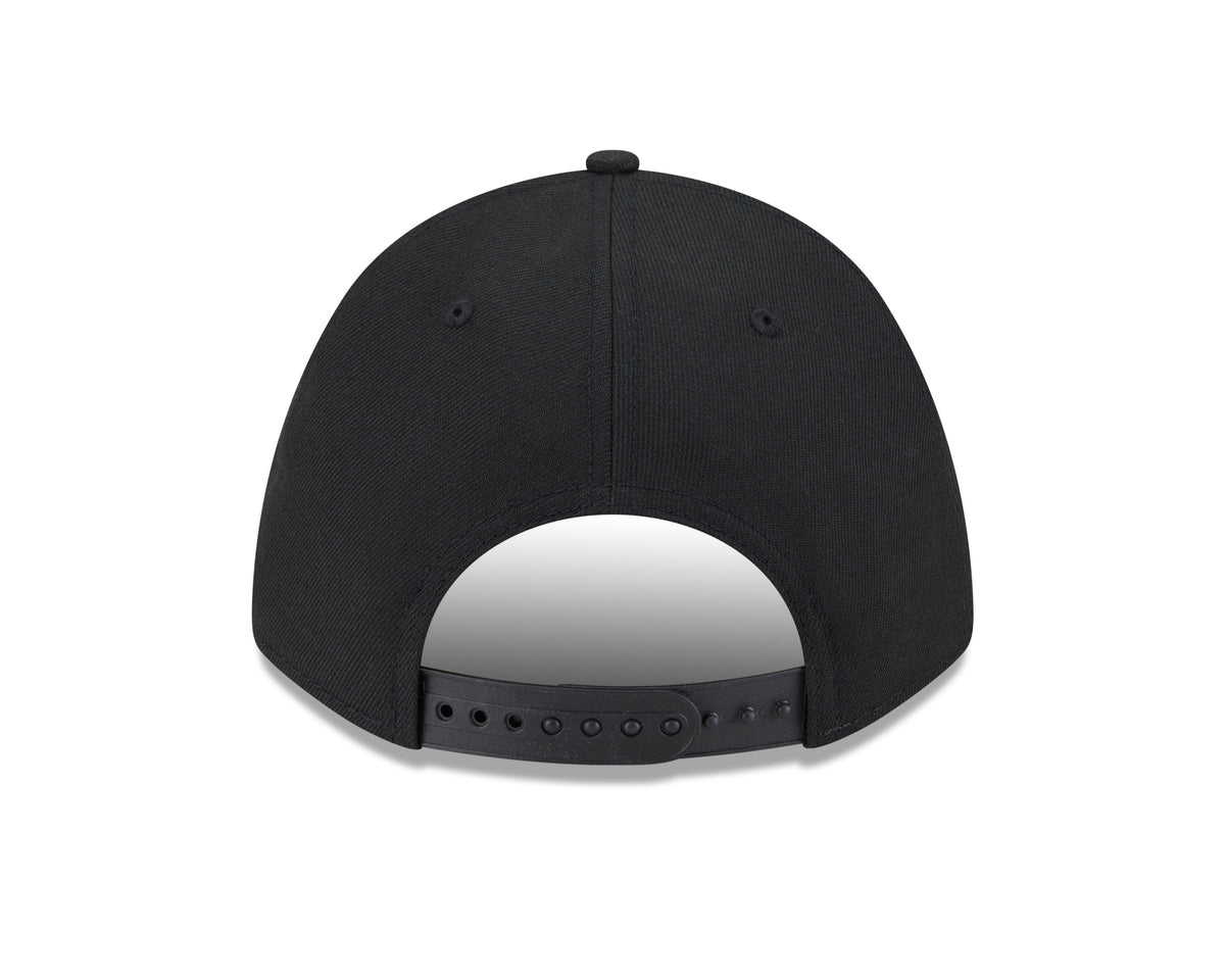 Boston Red Sox Black and White New Era M-Crown 9FORTY Adjustable Hat Official Team Hat Sports Fan Cap Official MLB Team Hat Baseball Fan Cap