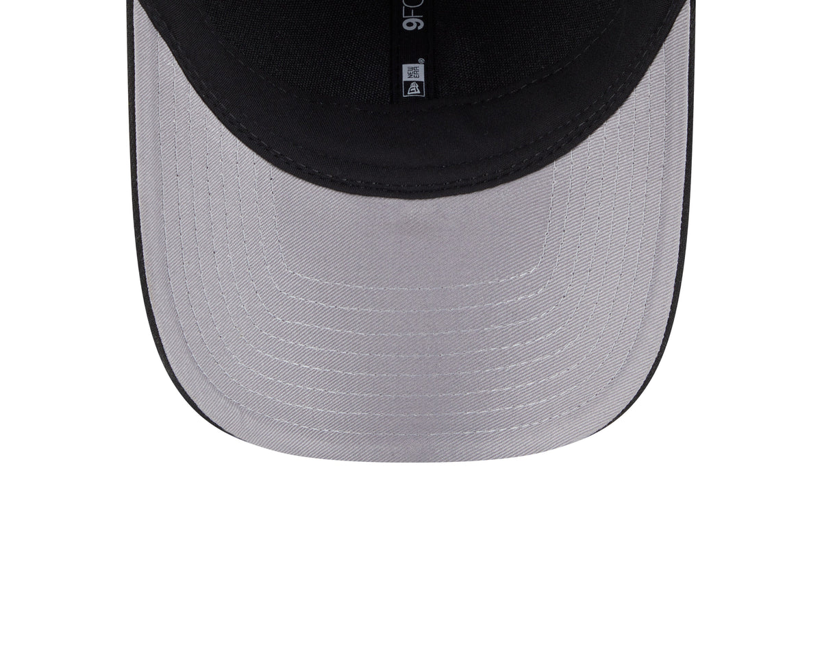 Boston Red Sox Black and White New Era M-Crown 9FORTY Adjustable Hat Official Team Hat Sports Fan Cap Official MLB Team Hat Baseball Fan Cap