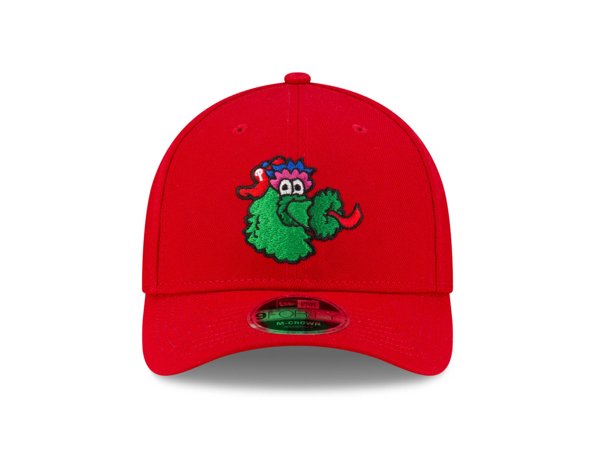 Philadelphia Phillies Red Fanatic New Era M-Crown 9FORTY Adjustable Hat Official Team Hat Sports Fan Cap Official MLB Team Hat Baseball Fan Cap
