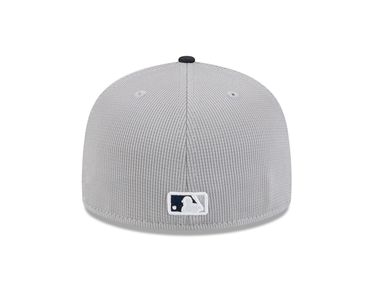 New York Yankees New Era Road Grey 2025 Spring Training 59FIFTY Fitted Hat Official Team Hat Sports Fan Cap Official MLB Team Hat Baseball Fan Cap
