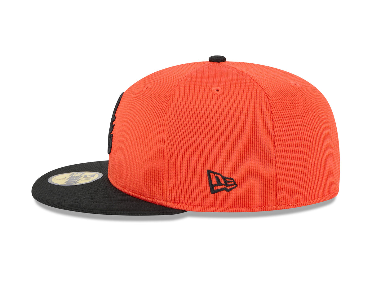 Baltimore Orioles New Era Orange 2025 Spring Training 59FIFTY Fitted Hat Official Team Hat Sports Fan Cap Official MLB Team Hat Baseball Fan Cap