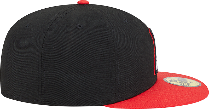 Chicago White Sox New Era 2025 City Connect Alternate 59FIFTY Fitted Hat - Black Red Official Team Hat Sports Fan Cap Official MLB Team Hat Baseball F