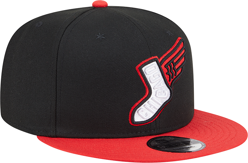 Chicago White Sox New Era 2025 City Connect Alternate 9FIFTY Snapback Hat - Red Black Official Team Hat Sports Fan Cap Official MLB Team Hat Baseball