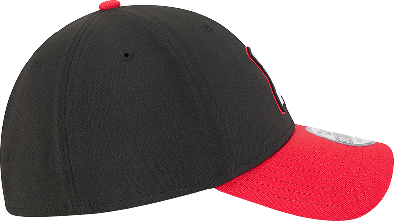 Chicago White Sox 2025 City Connect Alternate Black Red New Era 39THIRTY Flex Fit Hat Official Team Hat Sports Fan Cap Official MLB Team Hat Baseball