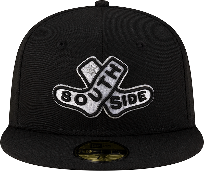 Chicago White Sox New Era 2025 City Connect Batting Practice Team Color 59FIFTY Fitted Hat -Black Official Team Hat Sports Fan Cap Official MLB Team H