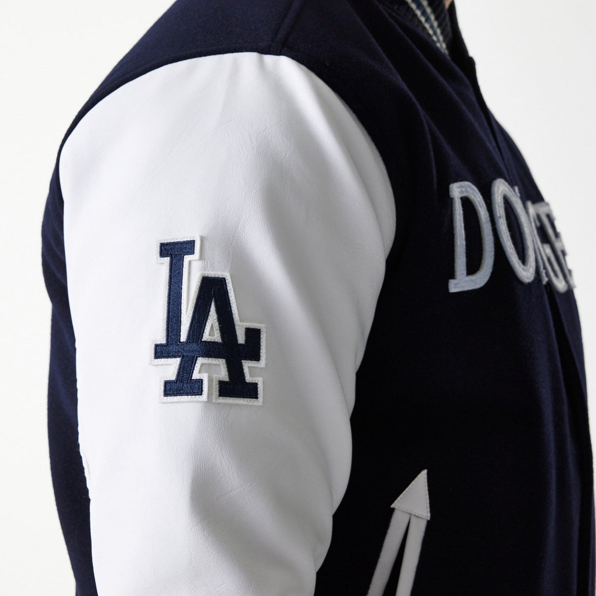 Los Angeles Dodgers MLB Wordmark Varsity Jacket New Era Official Sports Fan Gear Official MLB Team Apparel Baseball Fan Gear