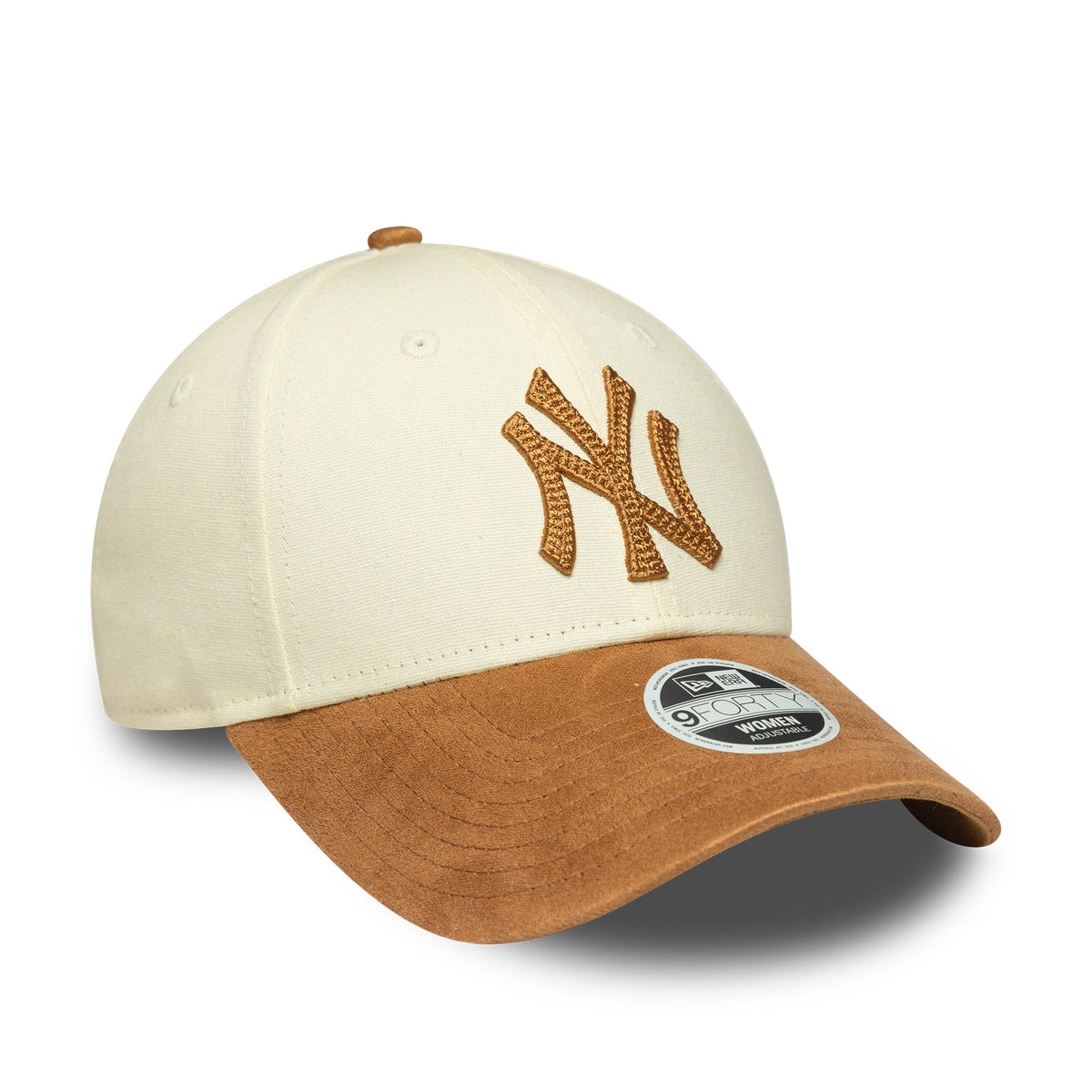 New York Yankees Womens Faux Suede MLB 9FORTY Strapback New Era LTC CAM Official Team Hat Sports Fan Cap Official MLB Team Hat Baseball Fan Cap