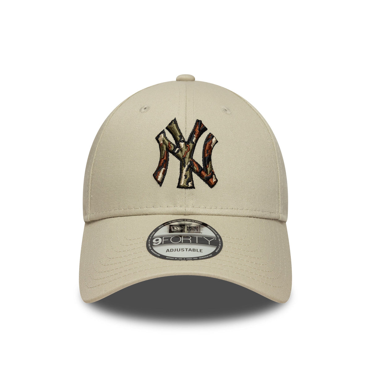 New York Yankees MLB 9FORTY Outline Strapback New Era Camo Official Team Hat Sports Fan Cap Official MLB Team Hat Baseball Fan Cap