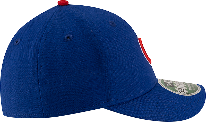 Chicago Cubs New Era M-Crown 39Thirty Player Replica Blue Flex Fit Hat Official Team Hat Sports Fan Cap Official MLB Team Hat Baseball Fan Cap