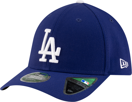 Los Angeles Dodgers New Era M-Crown 39Thirty Player Replica Blue Flex Fit Hat Official Team Hat Sports Fan Cap Official MLB Team Hat Baseball Fan Cap