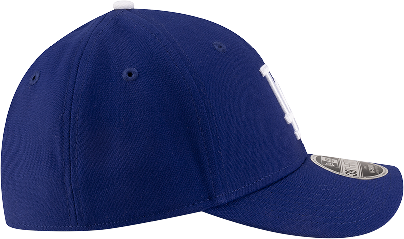 Los Angeles Dodgers New Era M-Crown 39Thirty Player Replica Blue Flex Fit Hat Official Team Hat Sports Fan Cap Official MLB Team Hat Baseball Fan Cap