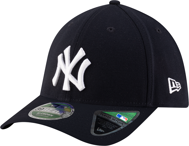 New York Yankees New Era M-Crown Player Replica 39Thirty Navy Flex Fit Hat Official Team Hat Sports Fan Cap Official MLB Team Hat Baseball Fan Cap