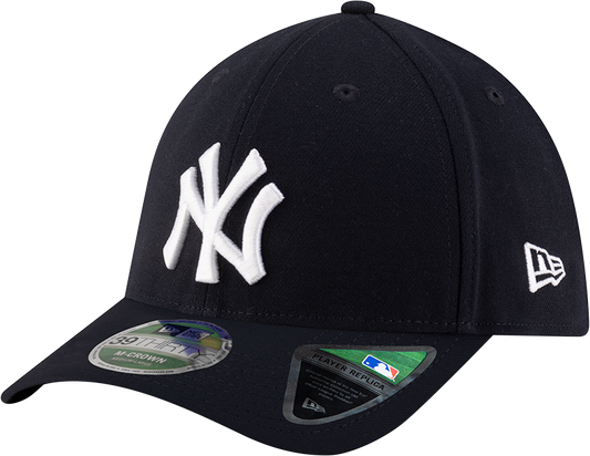 New York Yankees New Era M-Crown Player Replica 39Thirty Navy Flex Fit Hat Official Team Hat Sports Fan Cap Official MLB Team Hat Baseball Fan Cap