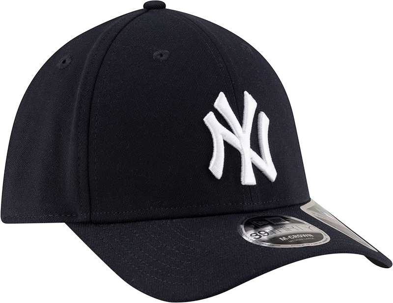 New York Yankees New Era M-Crown Player Replica 39Thirty Navy Flex Fit Hat Official Team Hat Sports Fan Cap Official MLB Team Hat Baseball Fan Cap