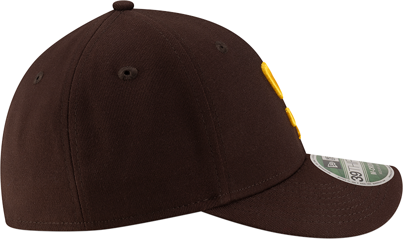 San Diego Padres New Era M-Crown Player Replica 39Thirty Brown Flex Fit Hat Official Team Hat Sports Fan Cap Official MLB Team Hat Baseball Fan Cap