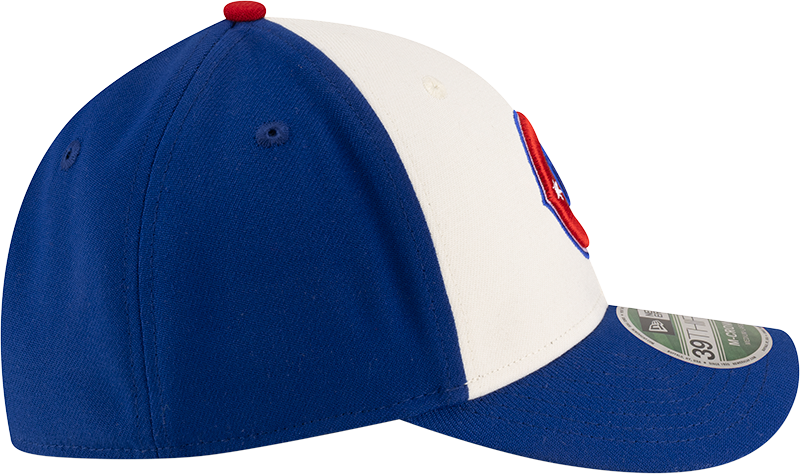 Chicago Cubs New Era M-Crown 39Thirty Alternate 2 Player Replica Blue Flex Fit Hat Official Team Hat Sports Fan Cap Official MLB Team Hat Baseball Fan