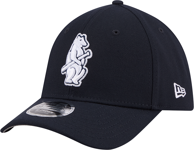 Chicago Cubs Cooperstown Collection 14 New Era M-Crown 39Thirty Navy Flex Fit Hat Official Team Hat Sports Fan Cap Official MLB Team Hat Baseball Fan