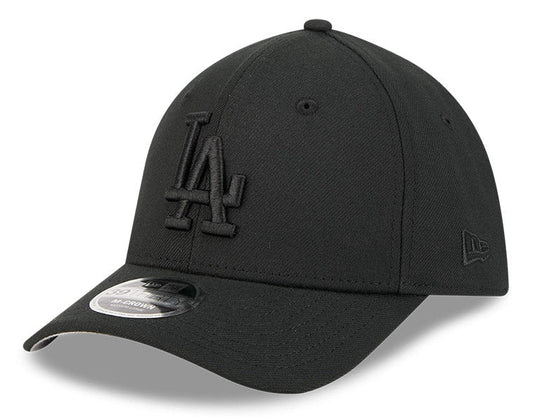 Los Angeles Dodgers M-Crown 39Thirty Tonal Black Flex Fit Hat Official Team Hat Sports Fan Cap Official MLB Team Hat Baseball Fan Cap