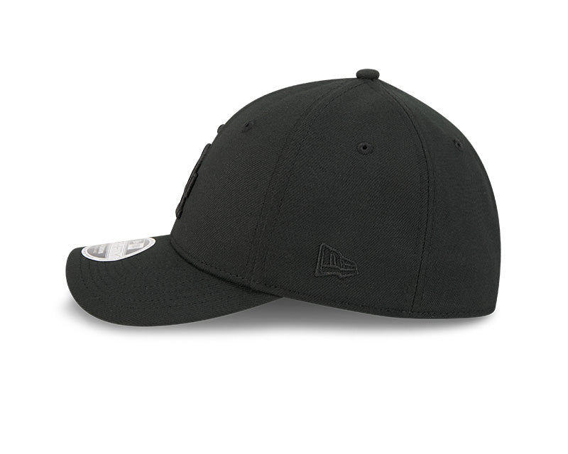 Los Angeles Dodgers M-Crown 39Thirty Tonal Black Flex Fit Hat Official Team Hat Sports Fan Cap Official MLB Team Hat Baseball Fan Cap
