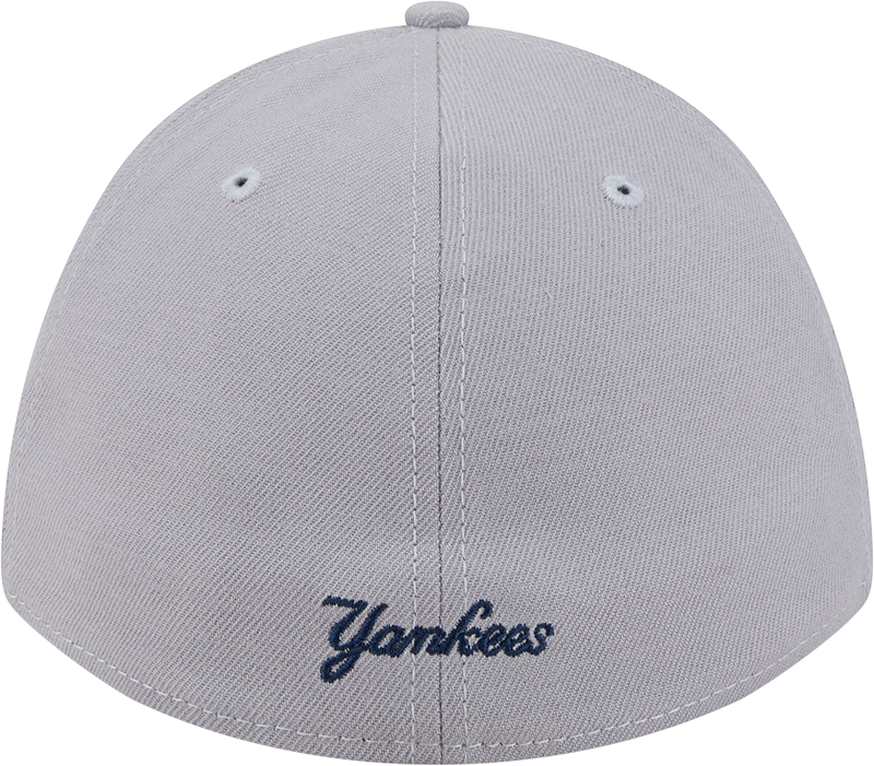 New York Yankees New Era M-Crown 39Thirty Gray Flex Fit Hat Official Team Hat Sports Fan Cap Official MLB Team Hat Baseball Fan Cap
