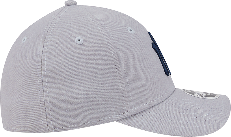 New York Yankees New Era M-Crown 39Thirty Gray Flex Fit Hat Official Team Hat Sports Fan Cap Official MLB Team Hat Baseball Fan Cap