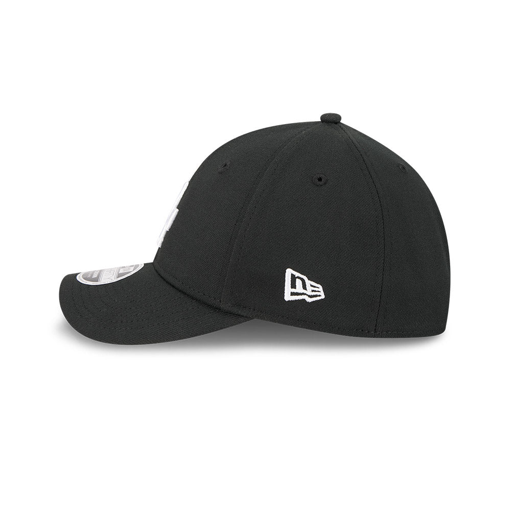 Los Angeles Dodgers M-Crown 39Thirty Black White Flex Fit Hat Official Team Hat Sports Fan Cap Official MLB Team Hat Baseball Fan Cap