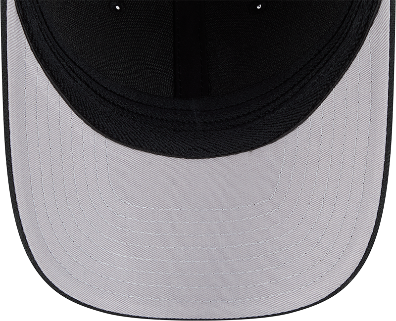 Chicago Cubs New Era M-Crown 39Thirty Black White Flex Fit Hat Official Team Hat Sports Fan Cap Official MLB Team Hat Baseball Fan Cap