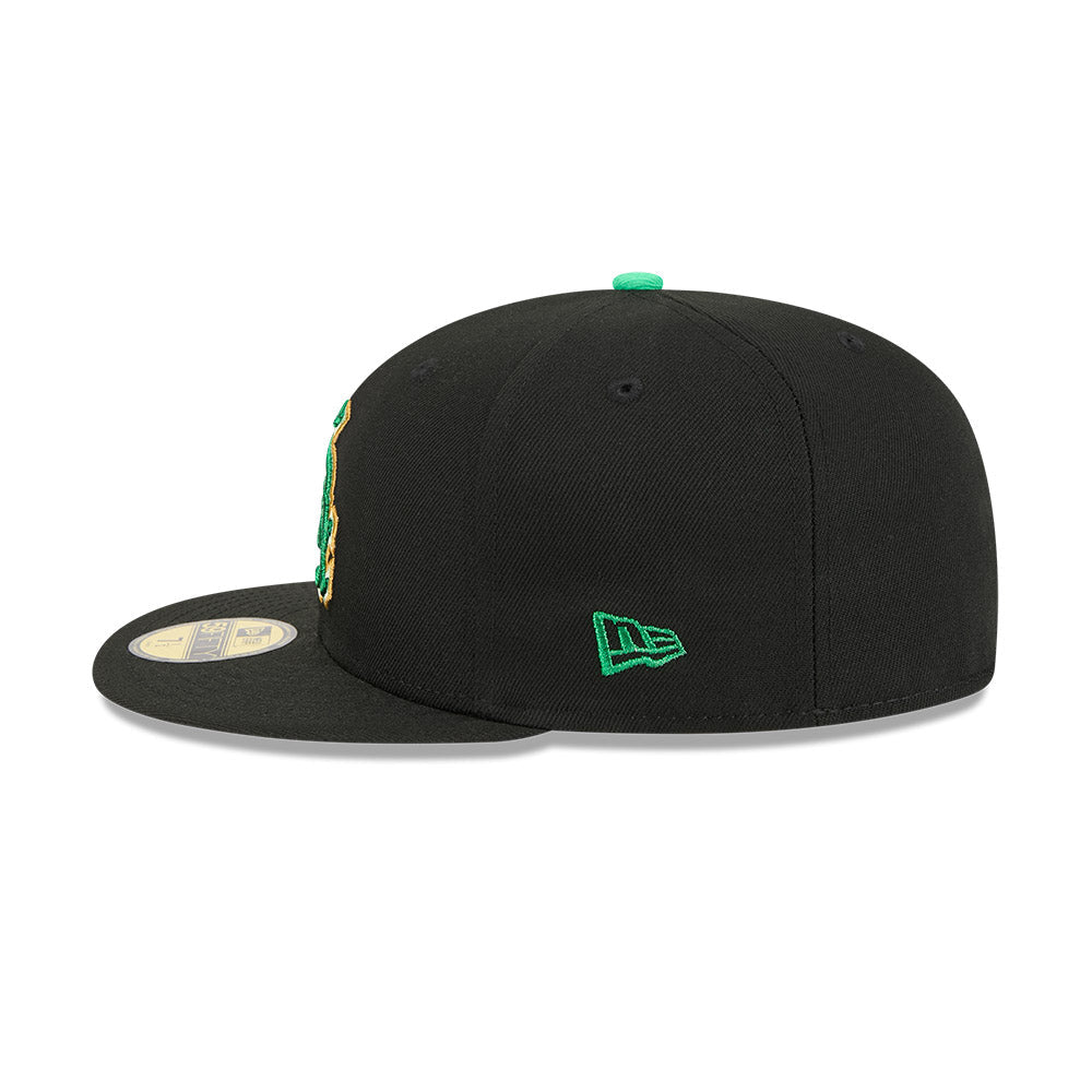 Men s Chicago White Sox New Era Black 2026 St Patrick s Day Authentic Collection On-Field 59FIFTY Fitted Hat Official Team Hat Sports Fan Cap Official
