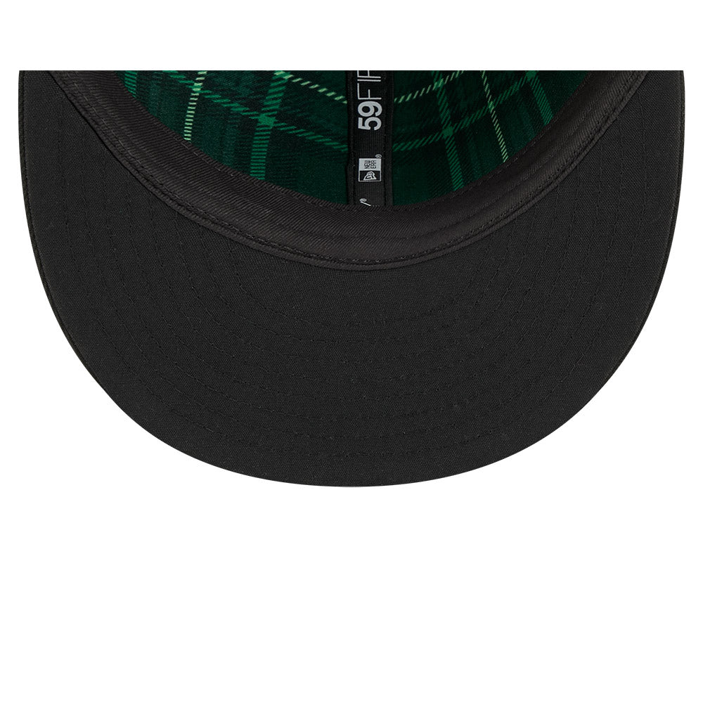 Men s Chicago White Sox New Era Black 2026 St Patrick s Day Authentic Collection On-Field 59FIFTY Fitted Hat Official Team Hat Sports Fan Cap Official