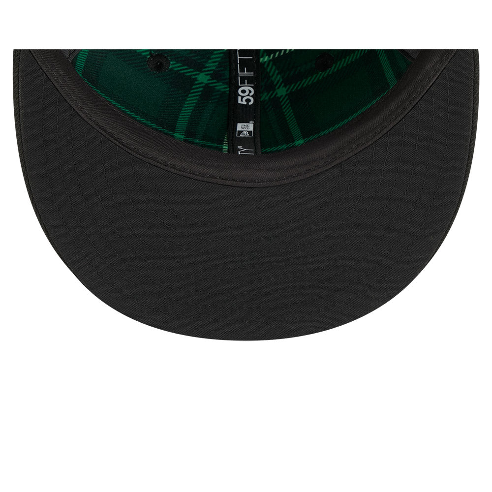Men s Chicago Cubs New Era Black 2026 St Patrick s Day Authentic Collection On-Field 59FIFTY Fitted Hat Official Team Hat Sports Fan Cap Official MLB