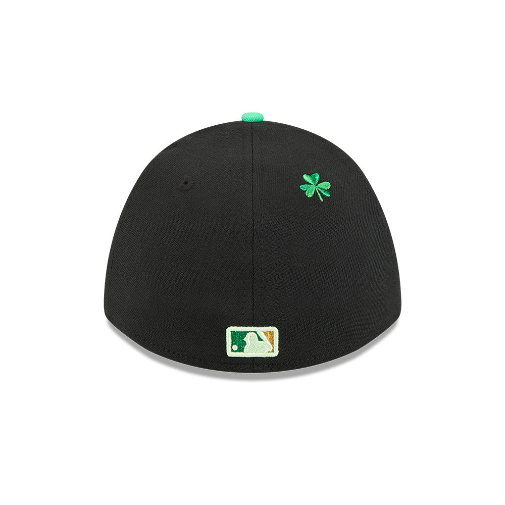 Chicago Cubs New Era M-Crown 39Thirty St Patrick s Day Flex Fit Hat Official Team Hat Sports Fan Cap Official MLB Team Hat Baseball Fan Cap