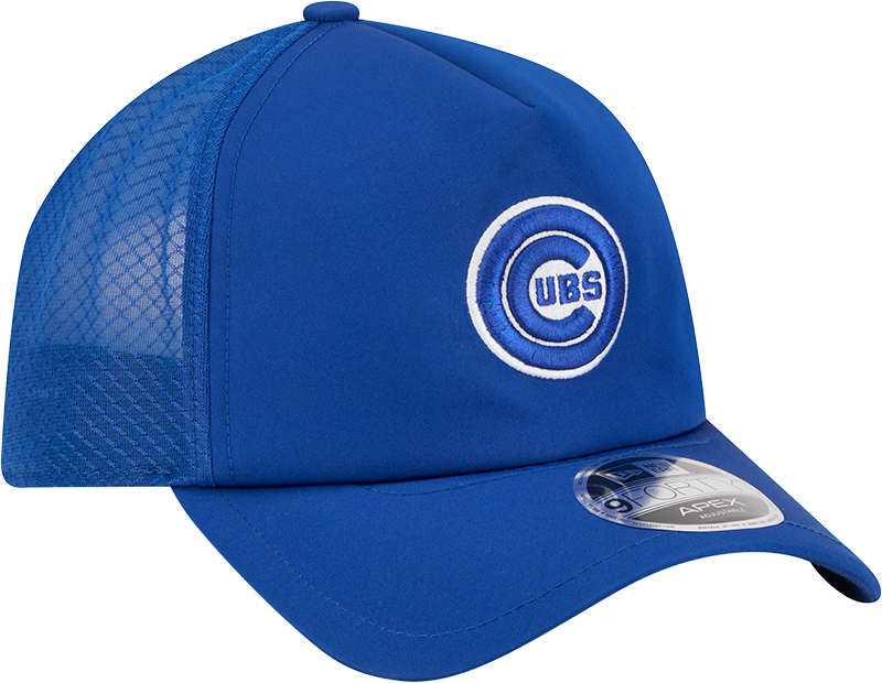 Chicago Cubs New Era 2026 Batting Practice 9Forty APEX Bullseye Logo Snap Adjustable Hat-Royal Official Team Hat Sports Fan Cap Official MLB Team Hat