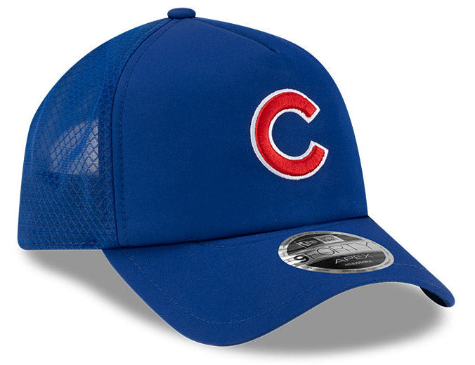 Chicago Cubs New Era 2026 Batting Practice 9Forty APEX C Logo Snap Adjustable Hat-Royal Official Team Hat Sports Fan Cap Official MLB Team Hat Basebal