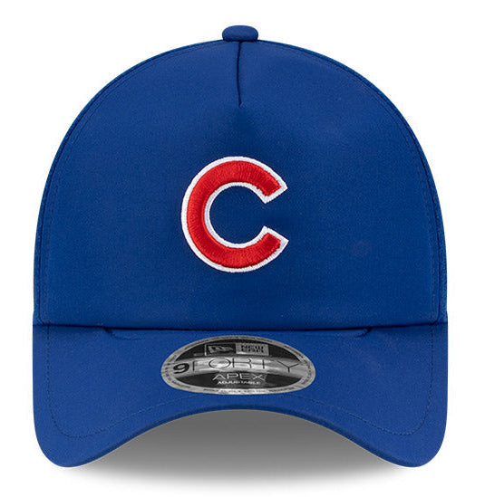 Chicago Cubs New Era 2026 Batting Practice 9Forty APEX C Logo Snap Adjustable Hat-Royal Official Team Hat Sports Fan Cap Official MLB Team Hat Basebal