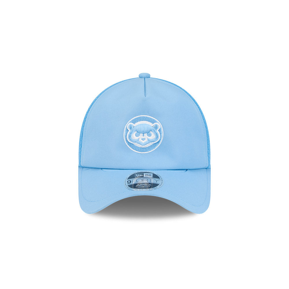 Chicago Cubs New Era 2026 Batting Practice 9Forty APEX 1984 Bear Logo Snap Adjustable Hat-Sky Blue Official Team Hat Sports Fan Cap Official MLB Team