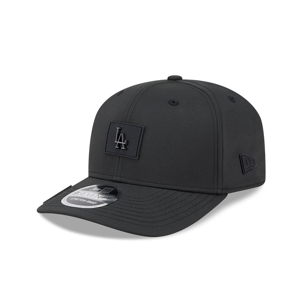 Los Angeles Dodgers New Era 2026 Clubhouse 9SEVENTY Stretch Snap Adjustable Hat-Black Tonal Official Team Hat Sports Fan Cap Official MLB Team Hat Bas