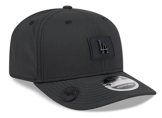 Los Angeles Dodgers New Era 2026 Clubhouse 9SEVENTY Stretch Snap Adjustable Hat-Black Tonal Official Team Hat Sports Fan Cap Official MLB Team Hat Bas