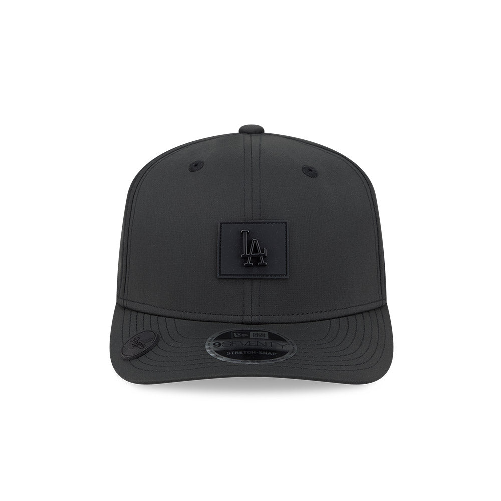 Los Angeles Dodgers New Era 2026 Clubhouse 9SEVENTY Stretch Snap Adjustable Hat-Black Tonal Official Team Hat Sports Fan Cap Official MLB Team Hat Bas