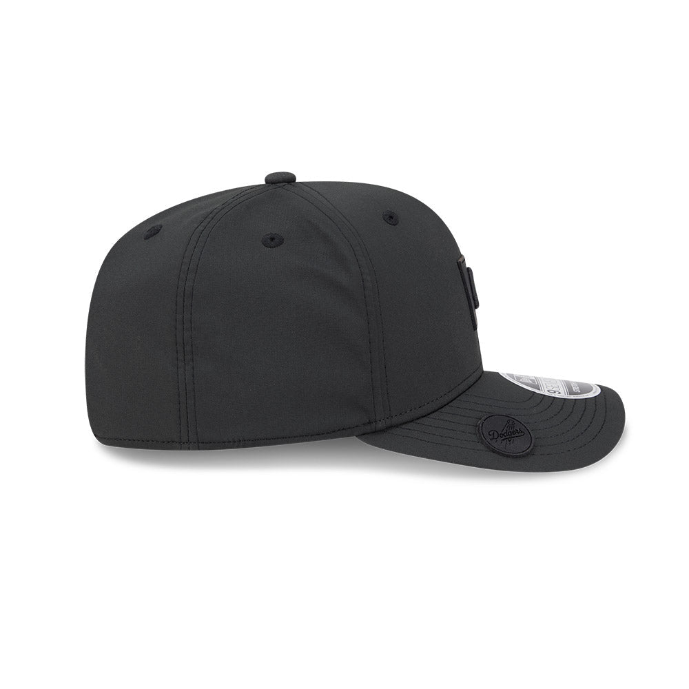 Los Angeles Dodgers New Era 2026 Clubhouse 9SEVENTY Stretch Snap Adjustable Hat-Black Tonal Official Team Hat Sports Fan Cap Official MLB Team Hat Bas