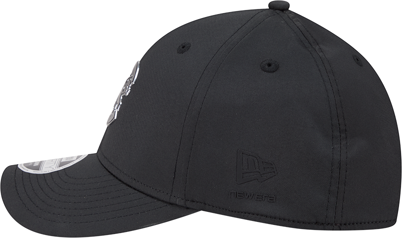 Chicago Cubs New Era M-Crown 39Thirty Metallic Black Performance Flex Fit Hat-Crawling Bear Official Team Hat Sports Fan Cap Official MLB Team Hat Bas