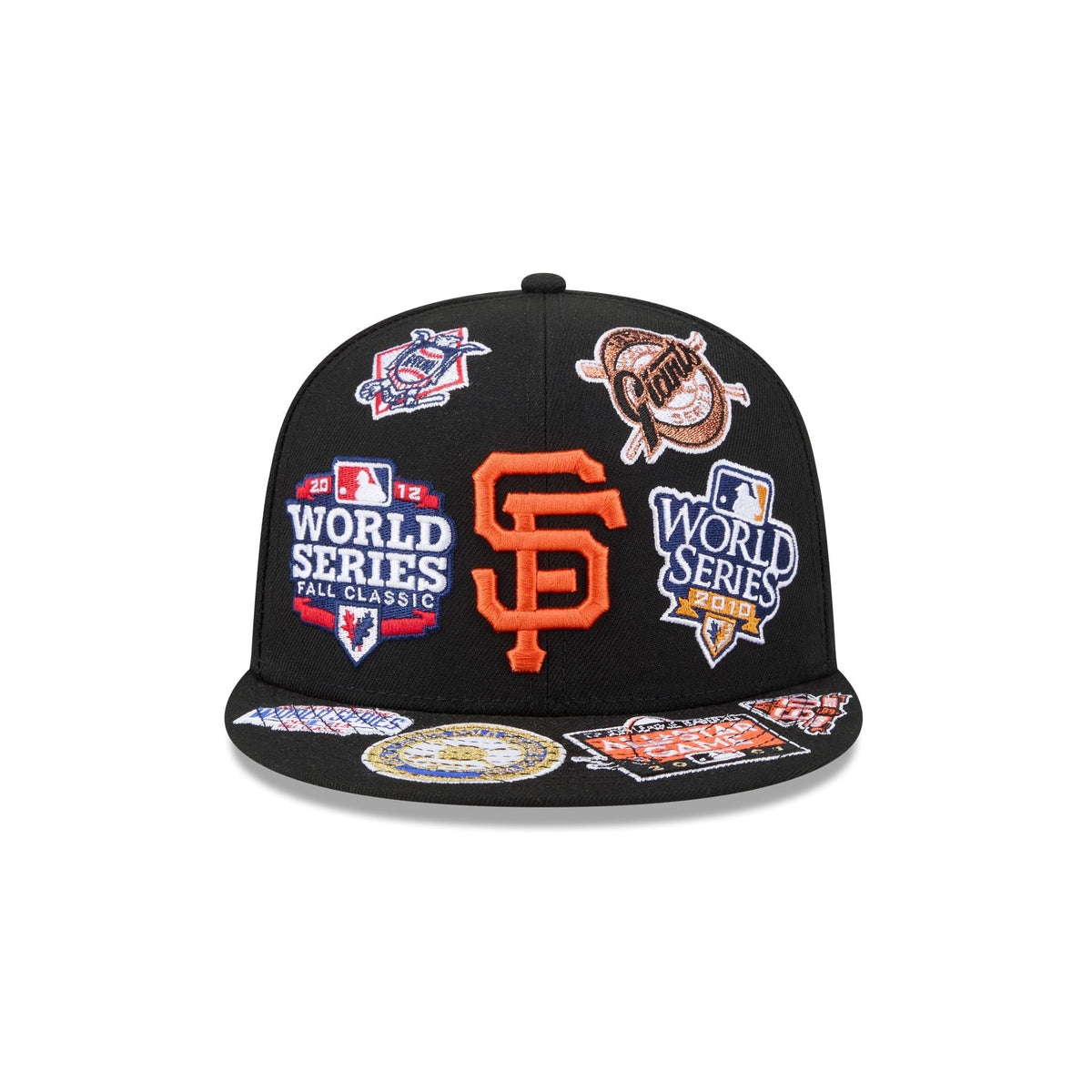 San Francisco Giants MLB All Over Patch 59FIFTY Fitted New Era Official Team Hat Sports Fan Cap Official MLB Team Hat Baseball Fan Cap