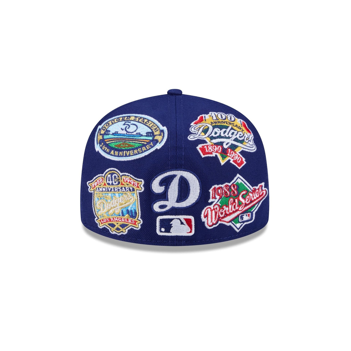 Los Angeles Dodgers MLB All Over Patch 59FIFTY New Era Fitted Official Team Hat Sports Fan Cap Official MLB Team Hat Baseball Fan Cap