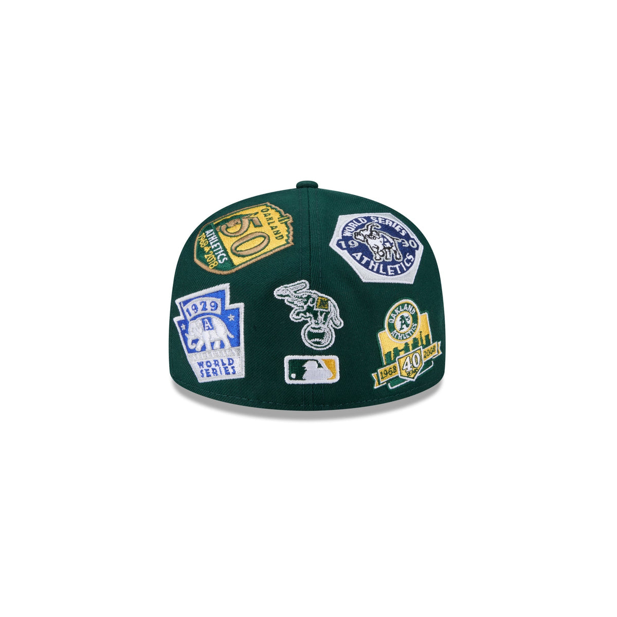 Oakland Athletics MLB All Over Patch 59FIFTY New Era Official Team Hat Sports Fan Cap Official MLB Team Hat Baseball Fan Cap