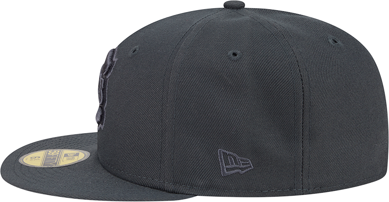 Chicago Cubs Storm Gray 2nd Alternate Logo 59FIFTY Fitted Cap By New Era Official Team Hat Sports Fan Cap Official MLB Team Hat Baseball Fan Cap