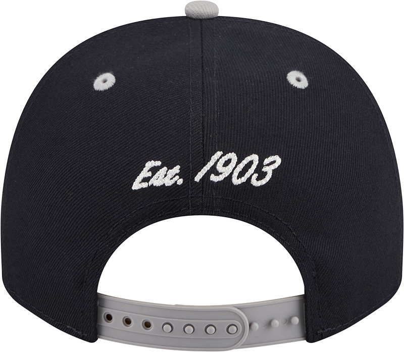 New York Yankees New Era Arched Navy A-Frame 9FIFTY Snapback Hat Official Team Hat Sports Fan Cap Official MLB Team Hat Baseball Fan Cap